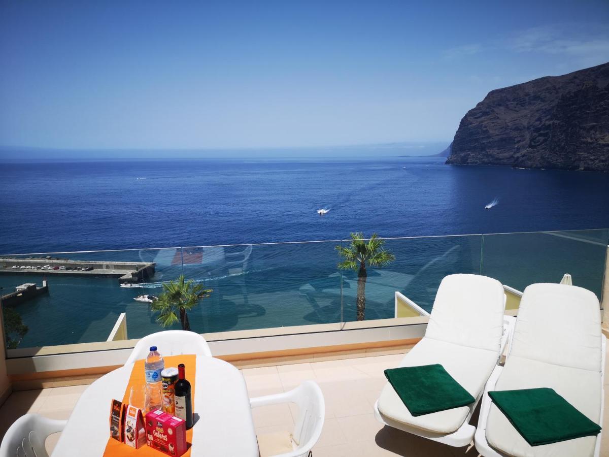 Magical Apt. With Sea View & Cliff Acantilado de los Gigantes Kültér fotó